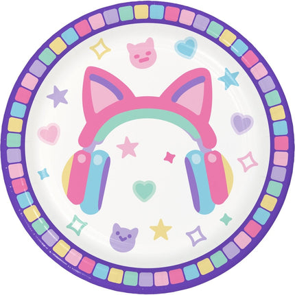 Gaming Party Borden 18cm 8st van Creative Converting koop je bij Partywinkel