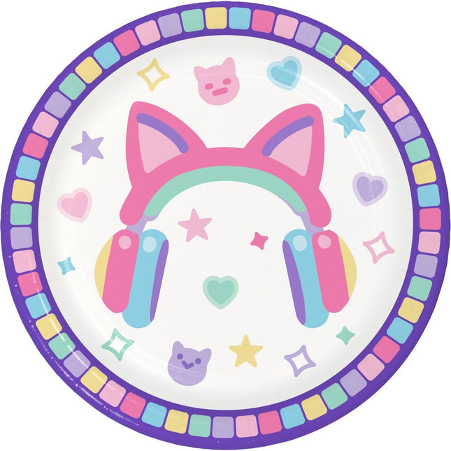 Gaming Party Borden 18cm 8st van Creative Converting koop je bij Partywinkel