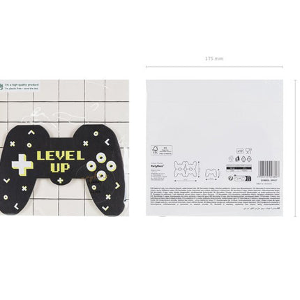 Gaming Party Servetten 16cm 12st van Partydeco koop je bij Partywinkel