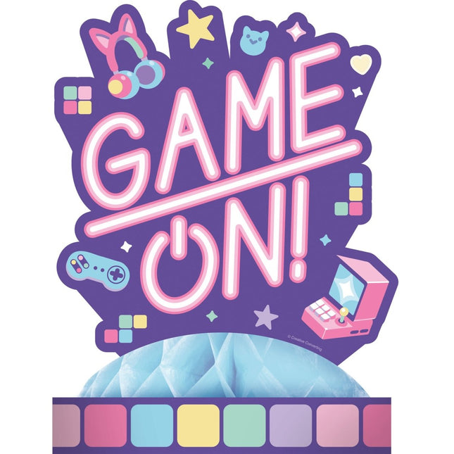 Gaming Party Tafeldecoratie Game On! 23cm van Creative Converting koop je bij Partywinkel