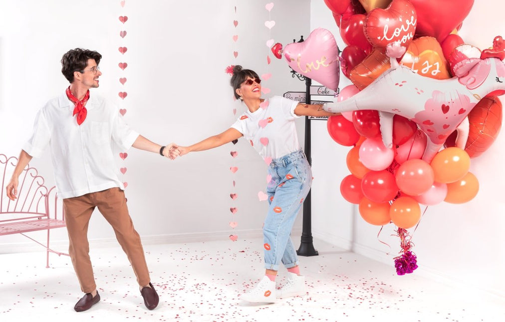 Hartjes Slinger Rose Goud 3,5m van Partydeco koop je bij Partywinkel