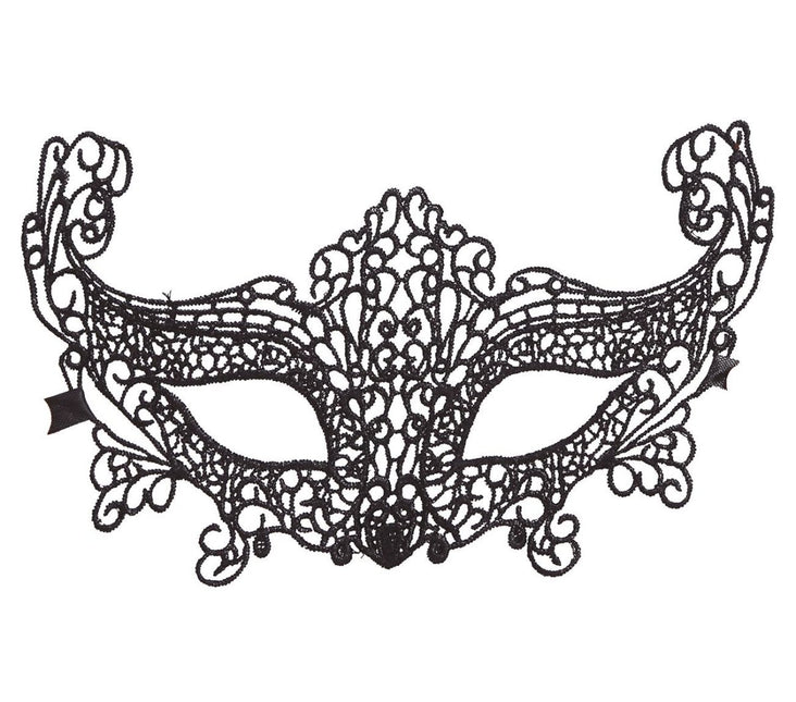 Geborduurd Masker Zwart van Fiestas Guirca koop je bij Partywinkel