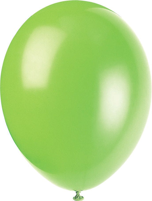 Gekleurde Ballonnen Pastel Glans 30cm 10st van Unique koop je bij Partywinkel