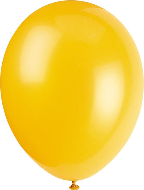 Gekleurde Ballonnen Pastel Glans 30cm 10st van Unique koop je bij Partywinkel