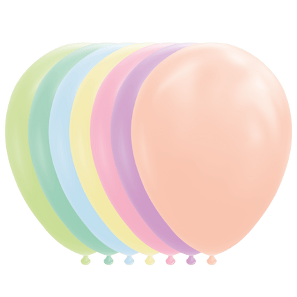Gekleurde Ballonnen Pastel Macaron 30cm 50st van WeFiesta koop je bij Partywinkel