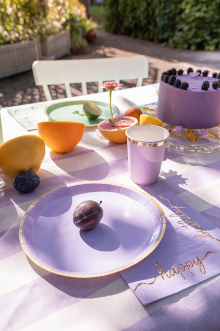 Gekleurde Bekers 220ml 6st van Partydeco koop je bij Partywinkel