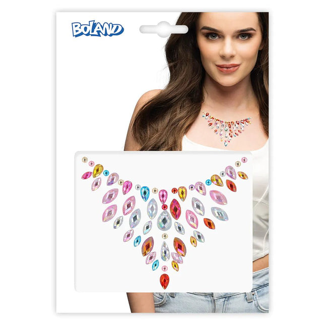 Gekleurde Gezicht Stickers Priscilla van Boland koop je bij Partywinkel