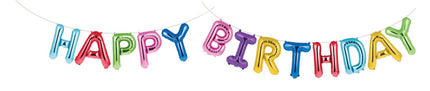 Gekleurde Happy Birthday Ballonnen Letter Set 41cm van Creative Converting koop je bij Partywinkel
