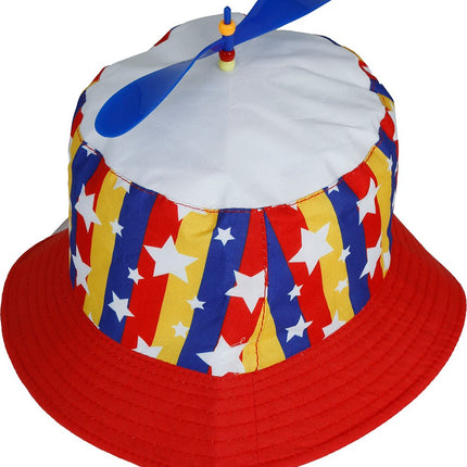 Gekleurde Hoed Met Proppellor van Fiestas Guirca koop je bij Partywinkel