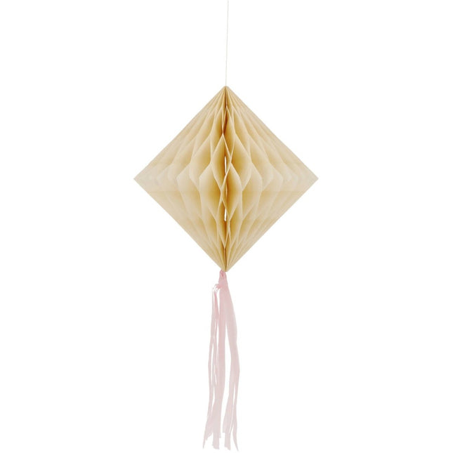 Gekleurde Honeycombs Pastel 30cm 3st van Folat koop je bij Partywinkel