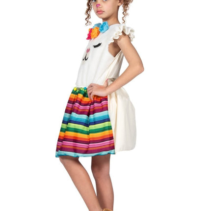 Gekleurde Jurk Meisje Alpaca van Wilbers & Wilbers koop je bij Partywinkel