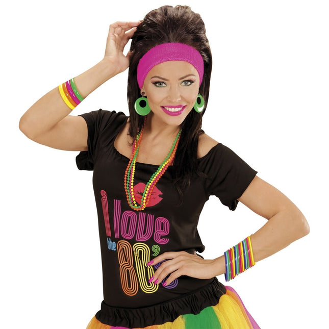 Gekleurde Kettingen 4 delig van Widmann koop je bij Partywinkel