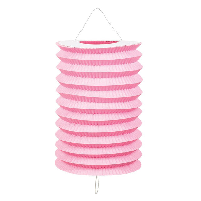 Gekleurde Lampionnen Trek 16cm 12st van Boland koop je bij Partywinkel