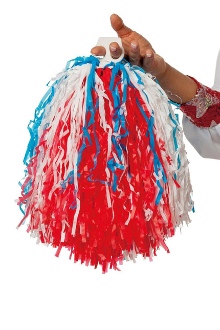 Gekleurde Pompons Cheerleader van Wilbers & Wilbers koop je bij Partywinkel