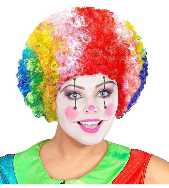 Gekleurde Pruik Clown van Widmann koop je bij Partywinkel