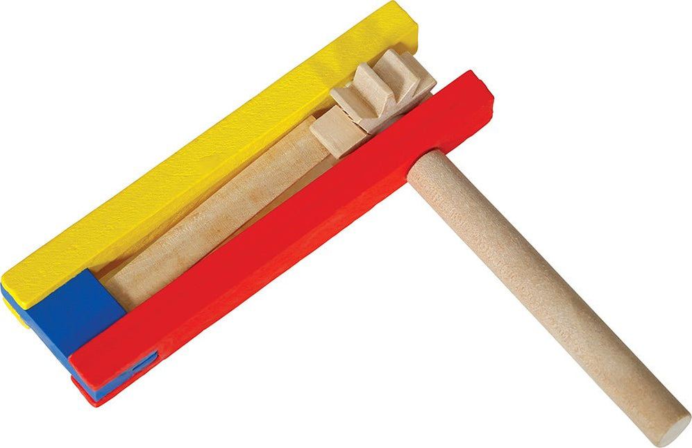 Gekleurde Ratel 14cm van Fiestas Guirca koop je bij Partywinkel