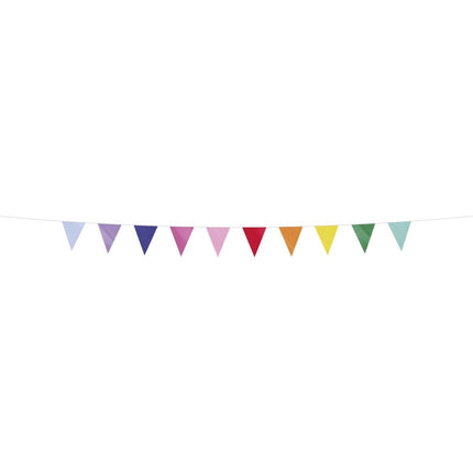 Gekleurde Slinger Plastic 6m van Folat koop je bij Partywinkel