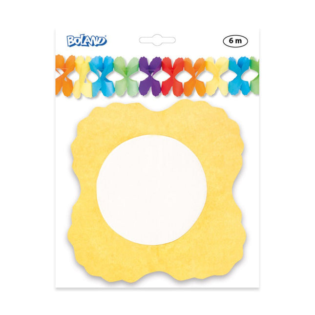 Gekleurde Slinger Strikjes 6m van Boland koop je bij Partywinkel