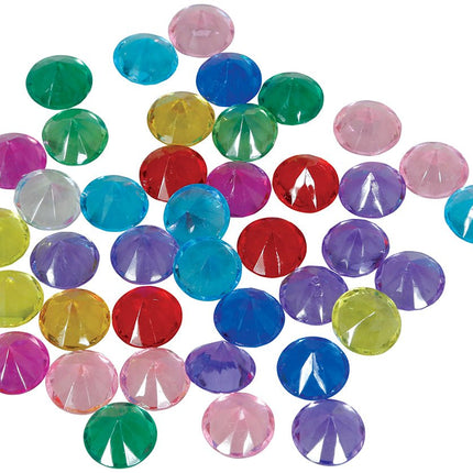 Gekleurde Uitdeelcadeautjes Edelstenen 1,5cm 50st van Fiestas Guirca koop je bij Partywinkel