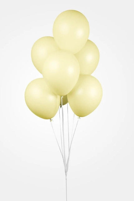 Gele Ballonnen Pastel Macaron 30cm 100st van WeFiesta koop je bij Partywinkel