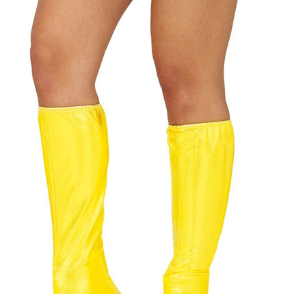Gele Laarskappen 45cm van Fiestas Guirca koop je bij Partywinkel