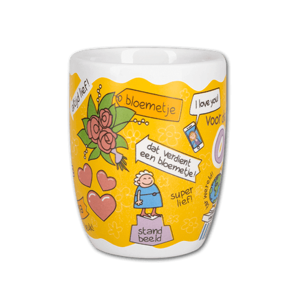 Gele Mok Oma van Paper Dreams koop je bij Partywinkel