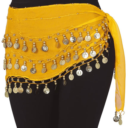 Gele Rok Buikdanseres 1,35m van Fiestas Guirca koop je bij Partywinkel