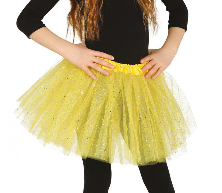 Gele Tutu Kind 31cm van Fiestas Guirca koop je bij Partywinkel