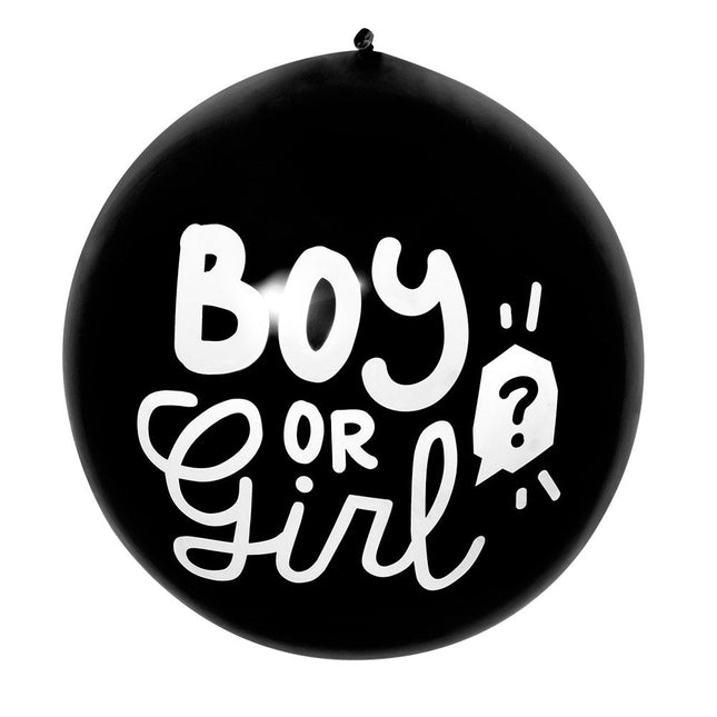 Gender Reveal Confetti Ballon Meisje 60cm van Boland koop je bij Partywinkel