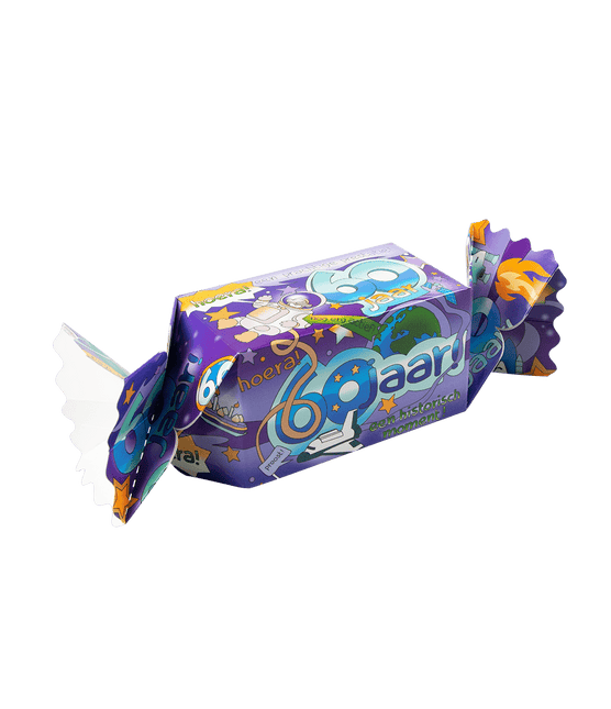 Geschenkdoosje 60 Jaar 26cm van Paper Dreams koop je bij Partywinkel