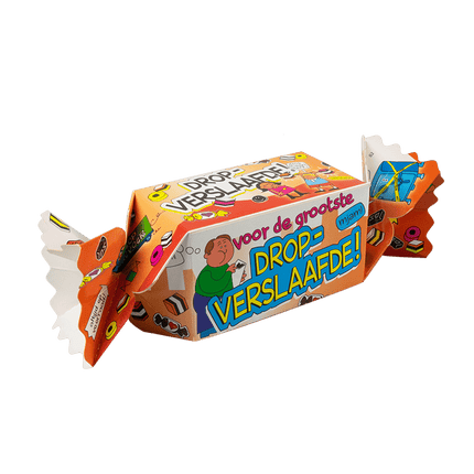 Geschenkdoosje Dropverslaafde 26cm van Paper Dreams koop je bij Partywinkel