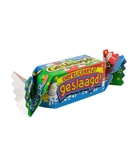 Geschenkdoosje Geslaagd 26cm van Paper Dreams koop je bij Partywinkel