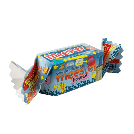 Geschenkdoosje Meester 26cm van Paper Dreams koop je bij Partywinkel