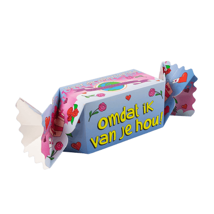 Geschenkdoosje Omdat Ik Van Je Hou 26cm van Paper Dreams koop je bij Partywinkel