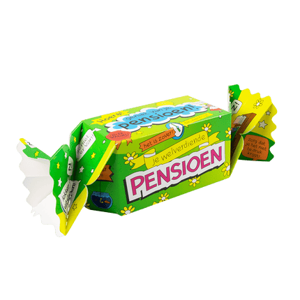 Geschenkdoosje Pensioen 26cm van Paper Dreams koop je bij Partywinkel
