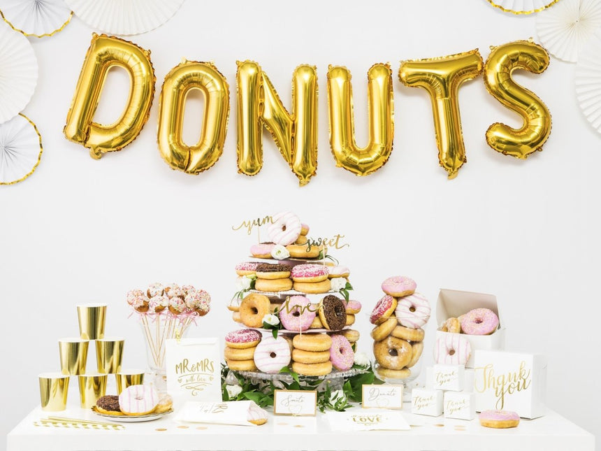 Geschenkdoosjes Thank You Goud 6cm 10st van Partydeco koop je bij Partywinkel