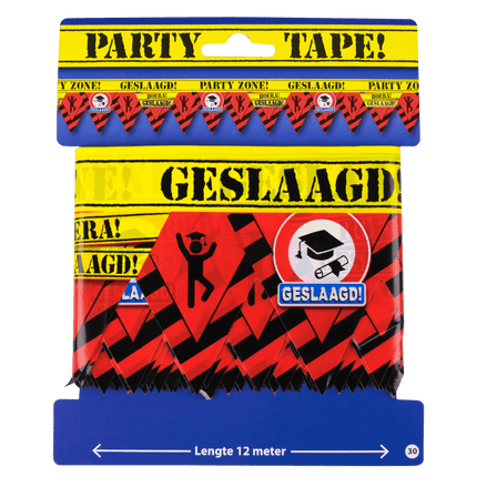 Geslaagd Afzetlint 12m van Paper Dreams koop je bij Partywinkel