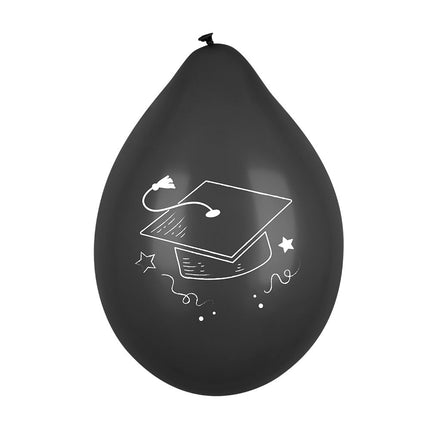 Geslaagd Ballonnen Dubbelzijdig 25cm 6st van Boland koop je bij Partywinkel