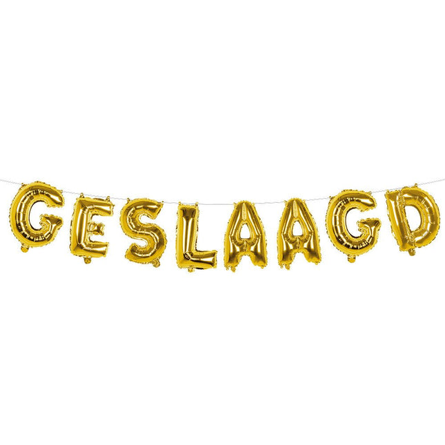 Geslaagd Letter Ballon 4m van Boland koop je bij Partywinkel