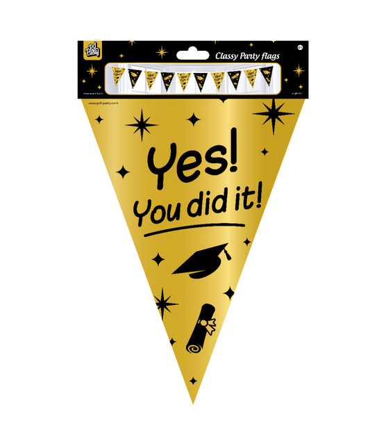 Geslaagd Slinger You Did It 10m van Paper Dreams koop je bij Partywinkel