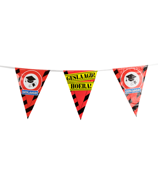 Geslaagd Slingers Verkeersbord 10m van Paper Dreams koop je bij Partywinkel