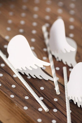 Glasdecoratie Vleugel 12,3cm 10st van Partydeco koop je bij Partywinkel