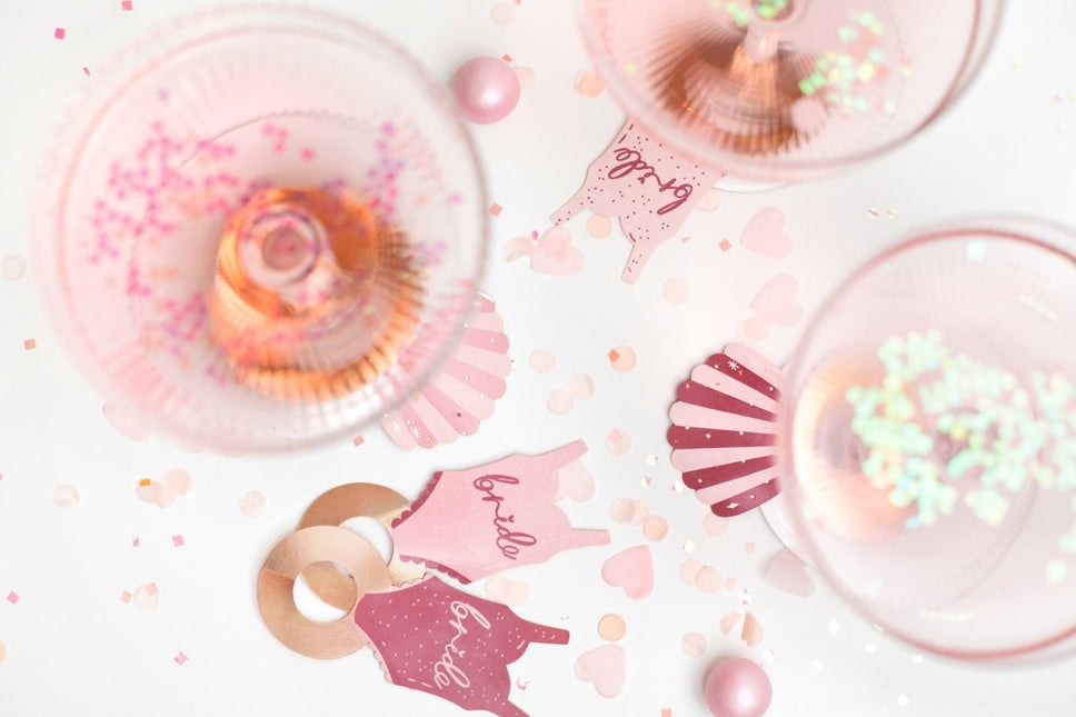 Glasmarkers Bride 10st van Partydeco koop je bij Partywinkel