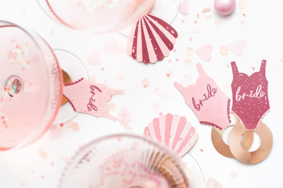 Glasmarkers Bride 10st van Partydeco koop je bij Partywinkel