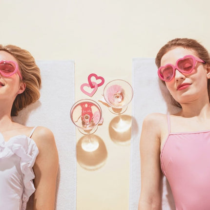 Glasmarkers Hartjes 10st van Partydeco koop je bij Partywinkel