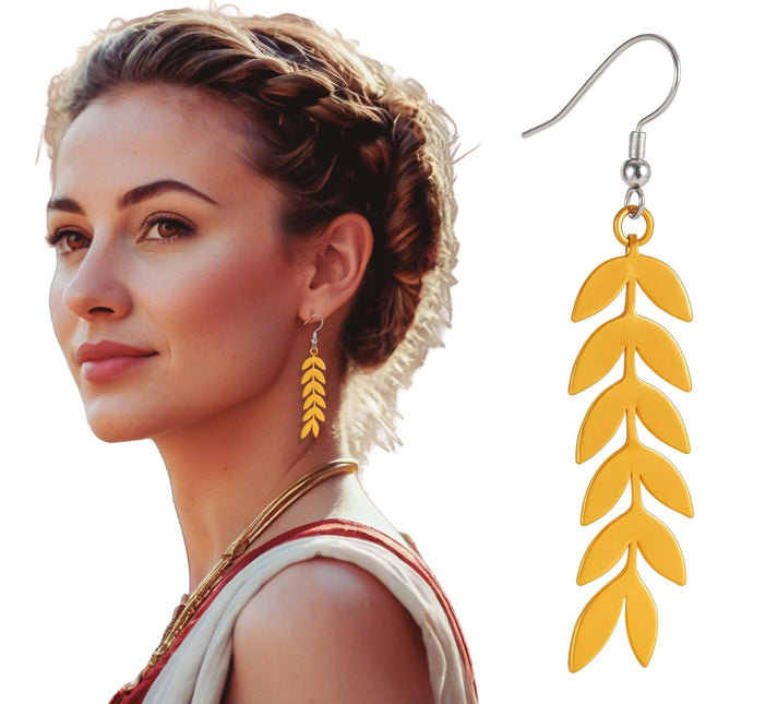 Gold roman earrings van Fiestas Guirca koop je bij Partywinkel