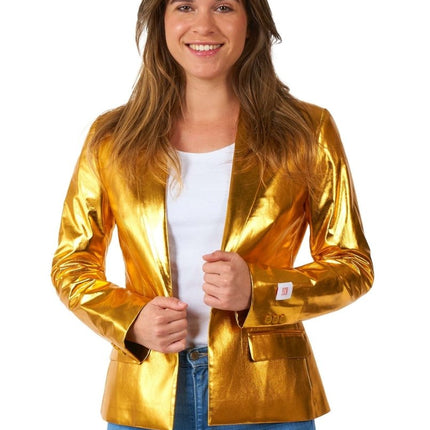 Goud Blazer Dames OppoSuits van OppoSuits koop je bij Partywinkel