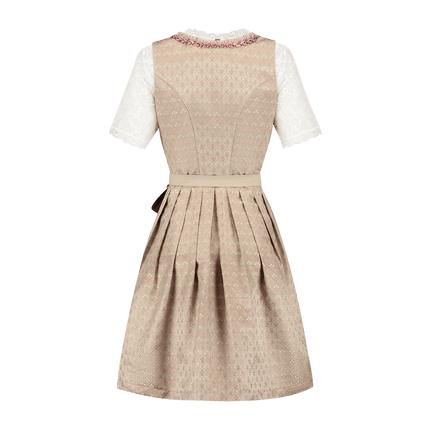 Goud Roze Dirndl Jurk Oktoberfest Dames 2 Delig van Haus Huberts koop je bij Partywinkel