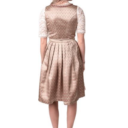 Goud Roze Dirndl Jurk Oktoberfest Dames 2 Delig van Haus Huberts koop je bij Partywinkel