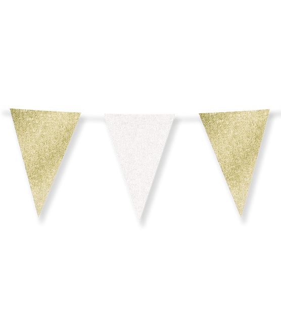 Goud Witte Slinger 6m van Paper Dreams koop je bij Partywinkel